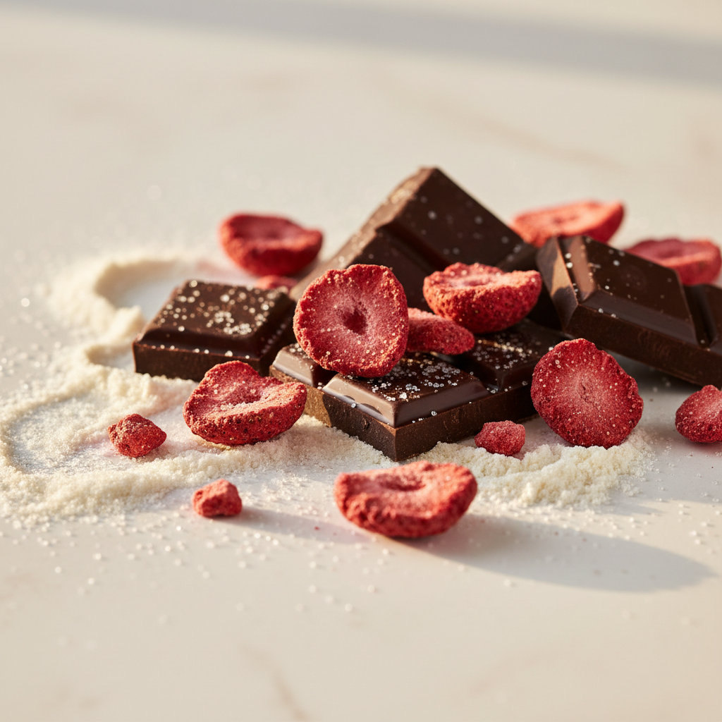 Artisan Dark Milk Strawberry Chocolate Bar