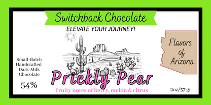Prickly Pear Chocolate Bar