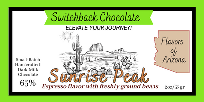 Sunrise Peak (Espresso) Chocolate Bar