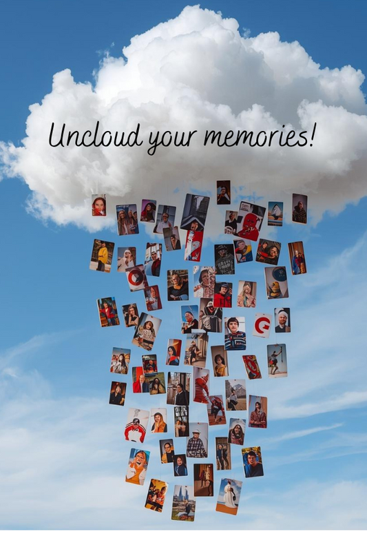 Custom/Personalized Magnets- Uncloud Your Memories (multiple size packs)