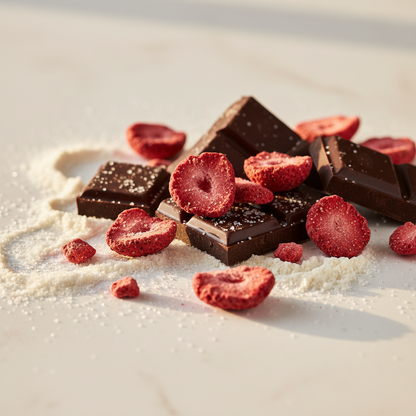 Artisan Dark Milk Strawberry Chocolate Bar